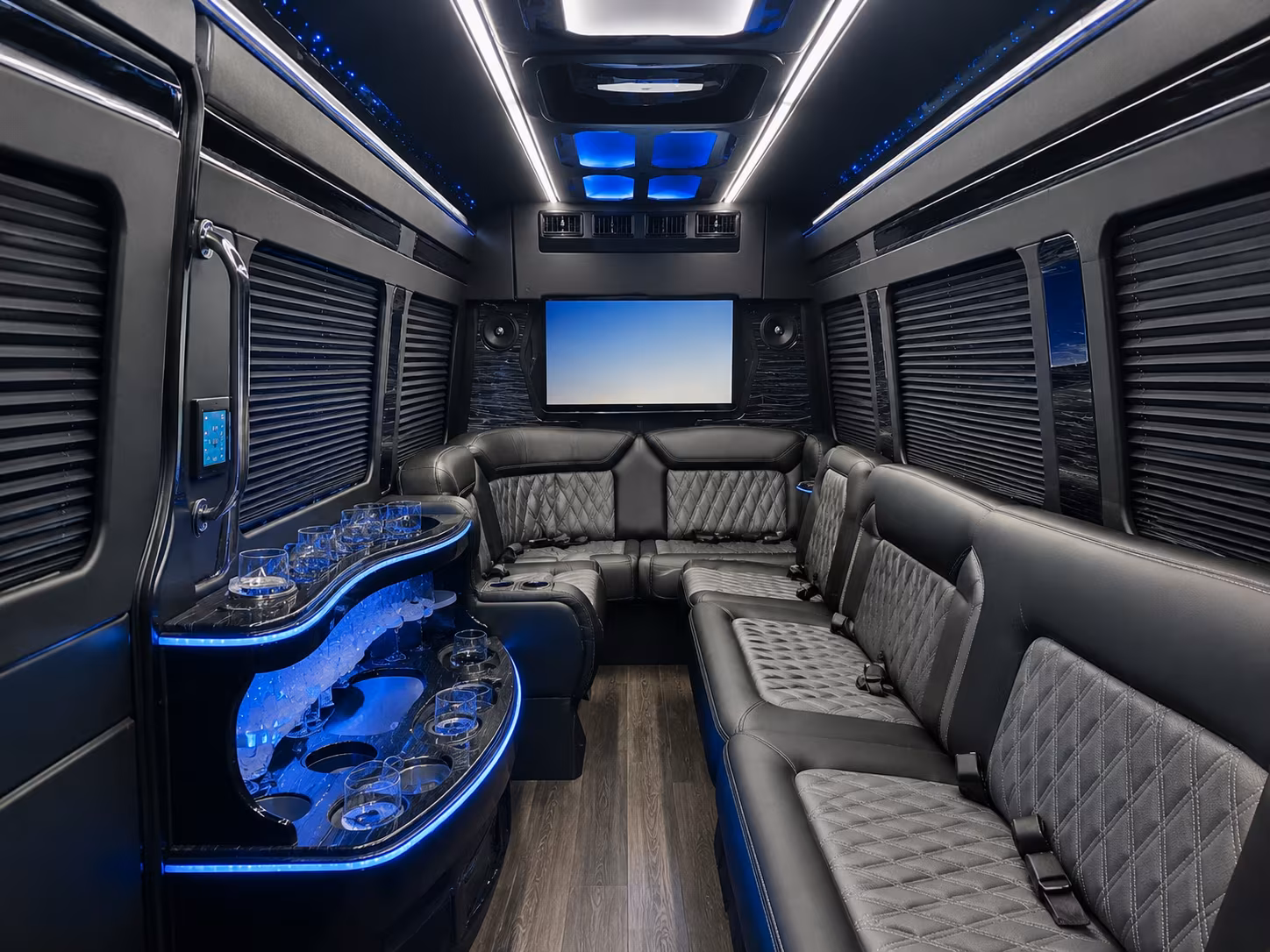 bellevue corporate event transportation onboard seating